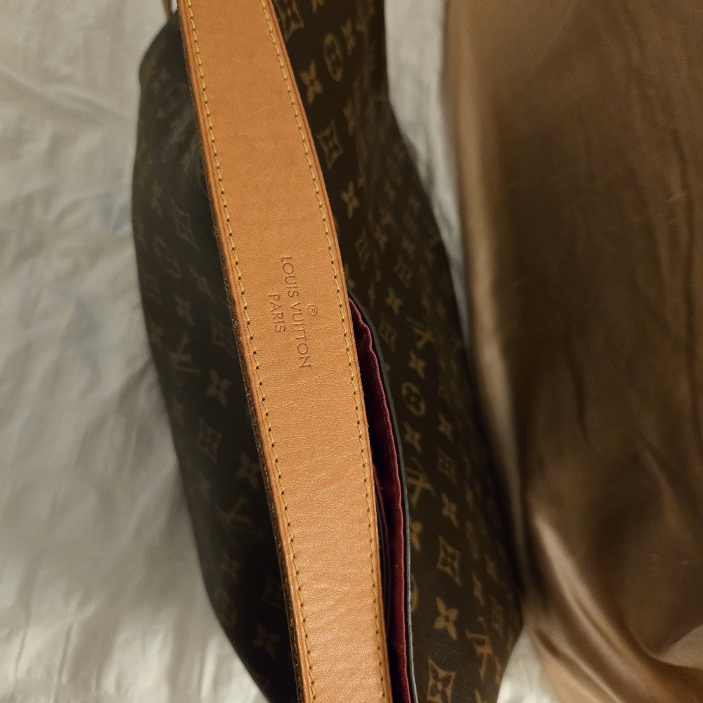 AUTHENTIC LOUIS VUITTON Classic Monogram in Brown and Tan GRACEFUL MM - Picture 15 of 17